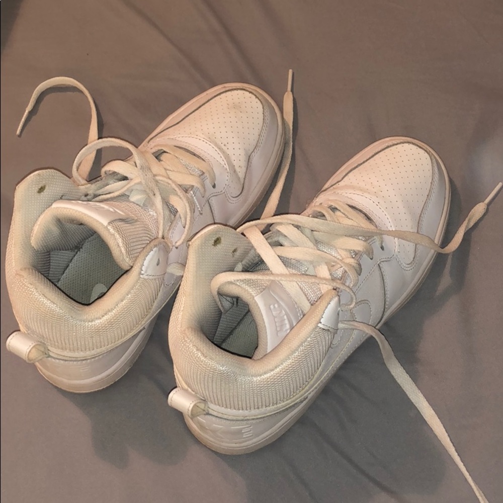 White high top air force 1s